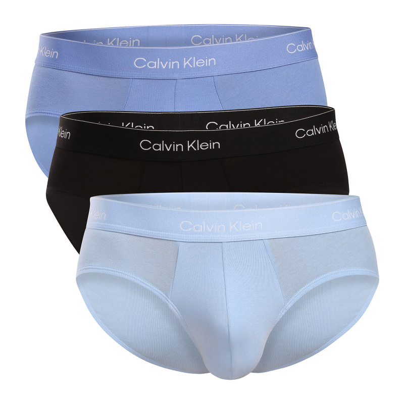 3PACK pánské slipy Calvin Klein vícebarevné (NB4388-W8O) 4XL