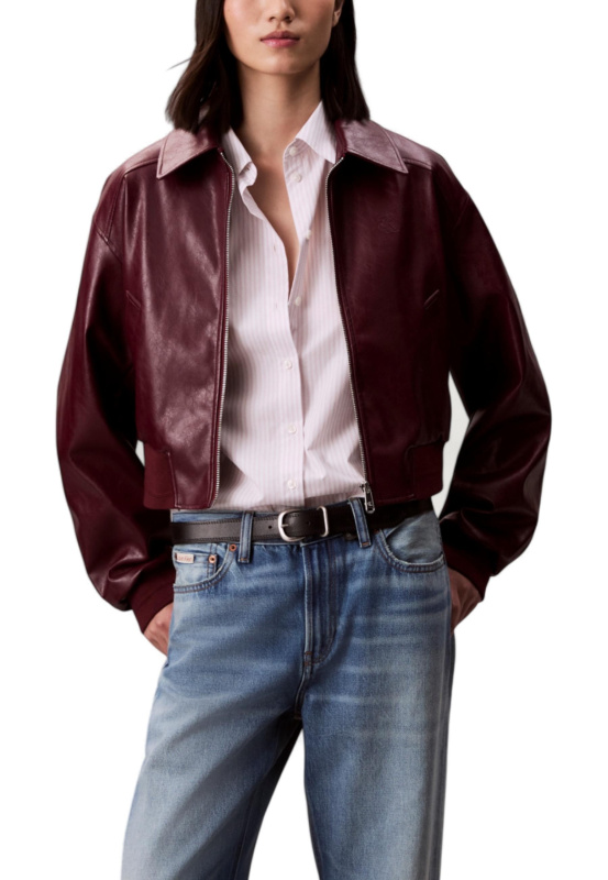 Calvin Klein dámská kožená bunda