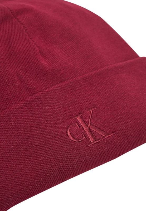 Calvin Klein pánská vínová čepice