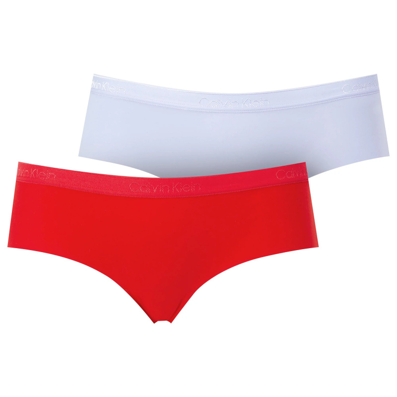 Dámská tanga 2Pack QD3695E-XCC - Calvin Klein L