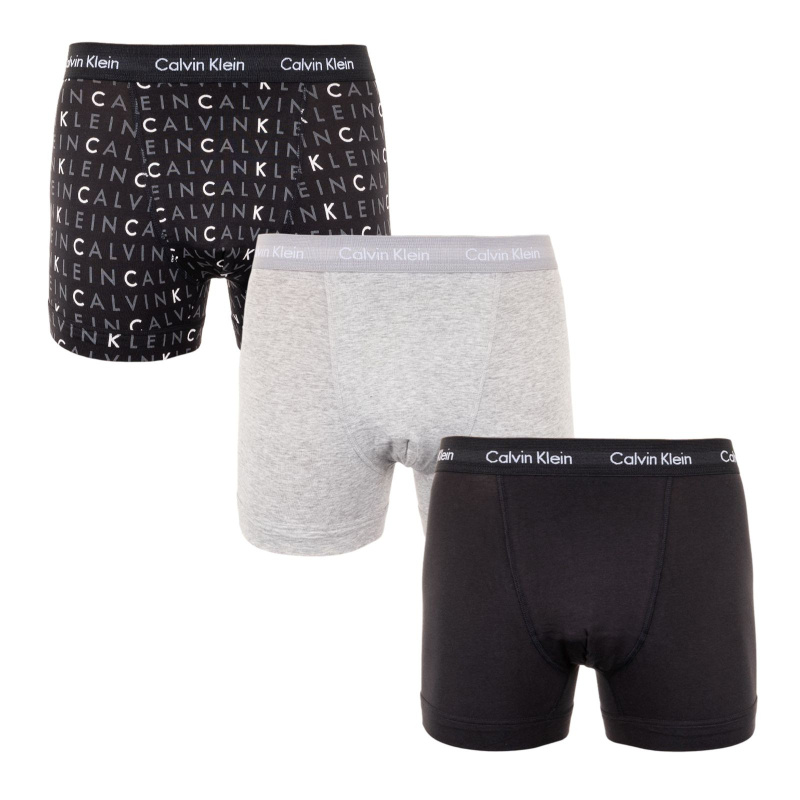 3PACK pánské boxerky Calvin Klein vícebarevné (U2662G-YKS) M, trenky / trenýrky