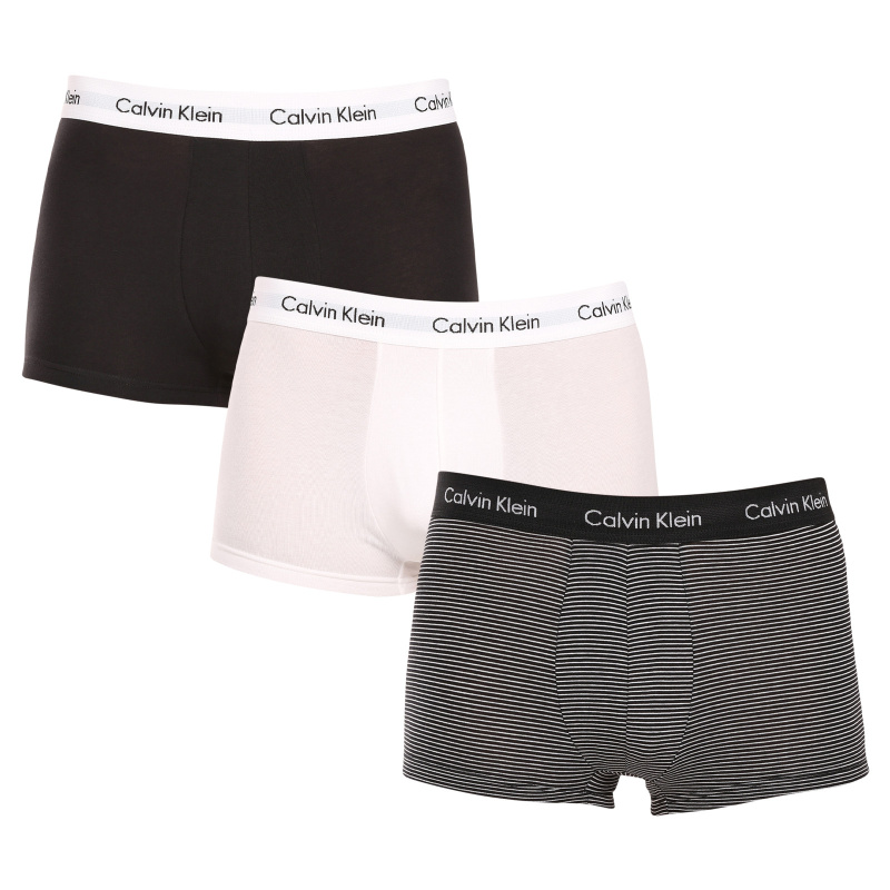3PACK pánské boxerky Calvin Klein vícebarevné (U2664G-IOT) M, trenky / trenýrky