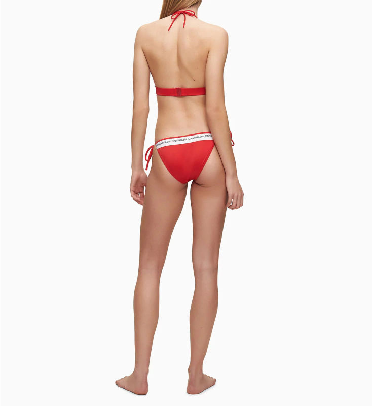 Spodní díl plavek KW0KW00931-XBG červená - Calvin Klein červená L