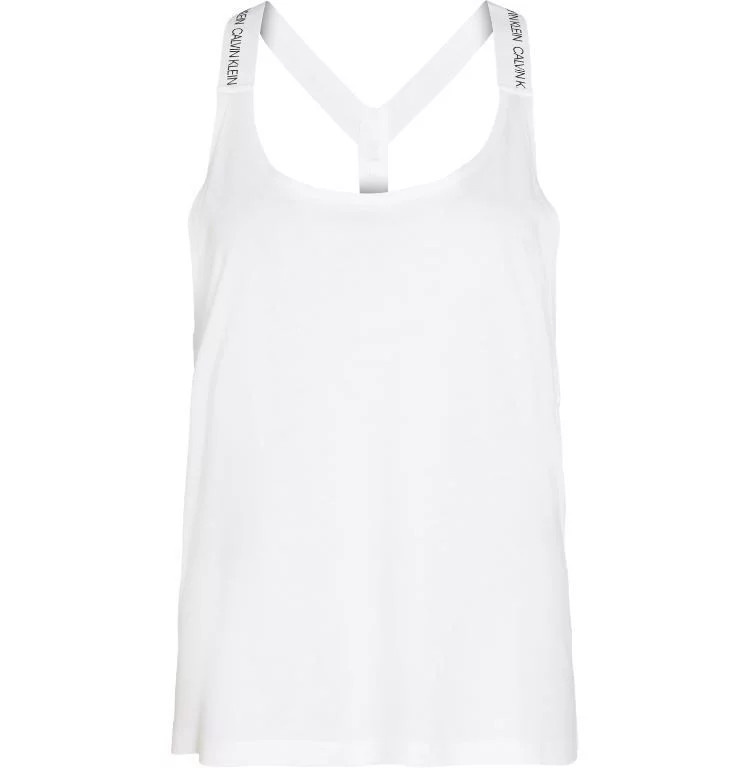 Plážový top KW0KW01002-YCD bílá - Calvin Klein bílá S