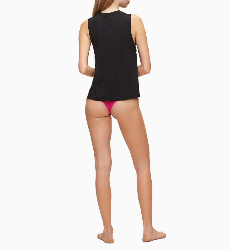 Plážový top KW0KW01009-BEH černá - Calvin Klein černá L