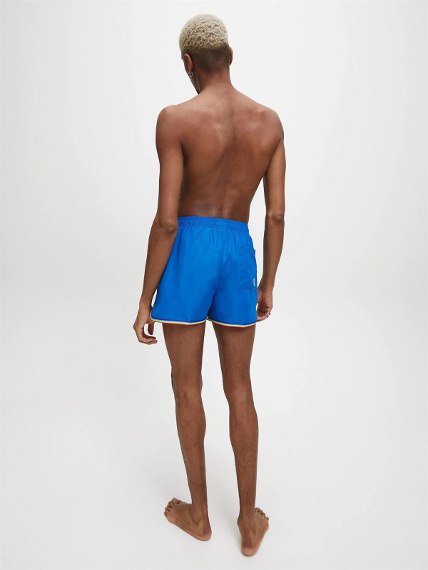 Pánské plavecké šortky KM0KM00459-CJR modrá - Calvin Klein M Modrá