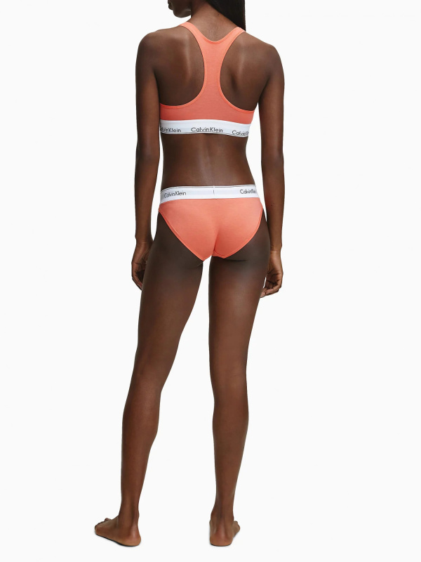 Podprsenka sportovní F3785E-GPT oranžová - Calvin Klein oranžová S