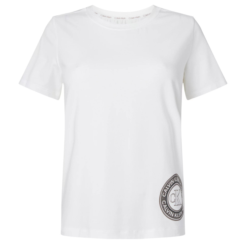 Dámské Tričko s krátkým rukávem QS6514E-100 - Calvin Klein M