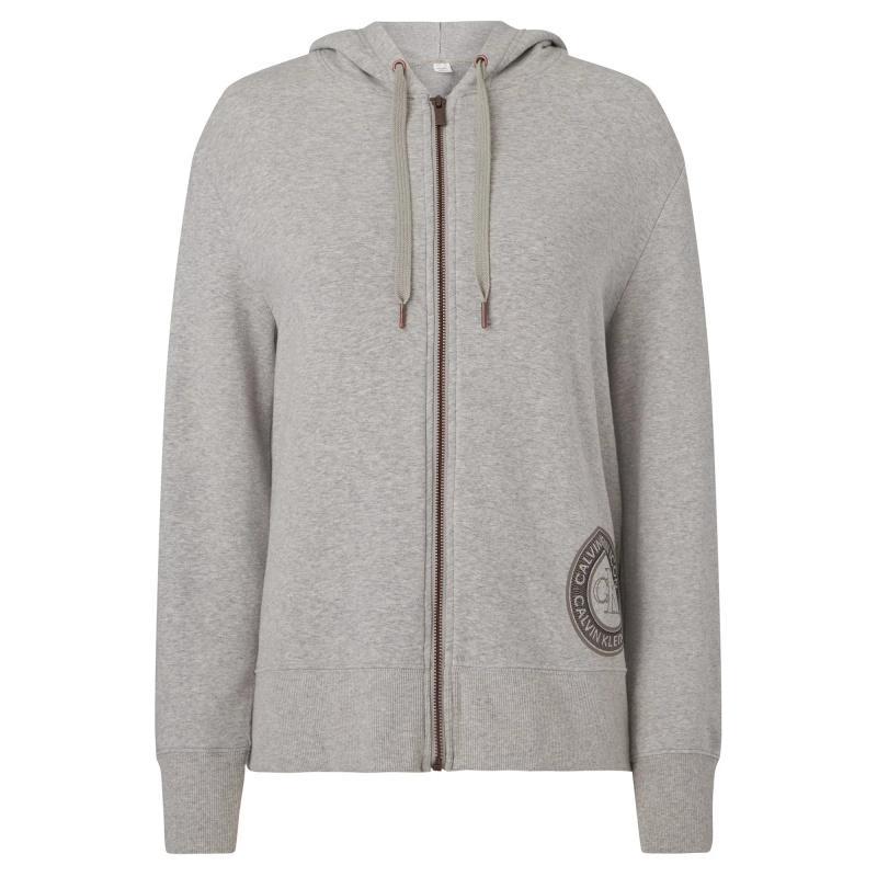 Dámská mikina s kapucí QS6513E-PGK - Calvin Klein S