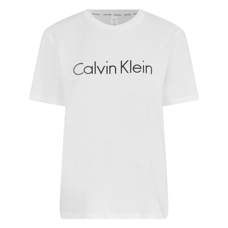 Dámské Tričko s krátkým rukávem QS6689E-100 - Calvin Klein L