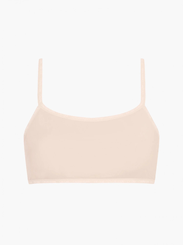 Nevyztužená braletka 2pack QD3806E TRN písková - Calvin Klein písková S