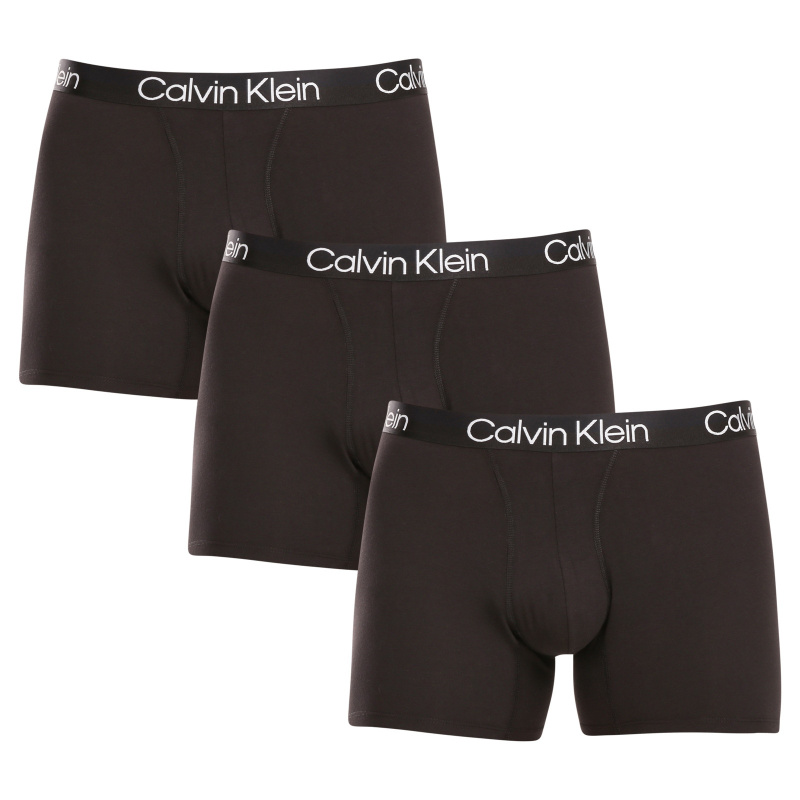 3PACK pánské boxerky Calvin Klein černé (NB2971A-7VI) M, trenky / trenýrky