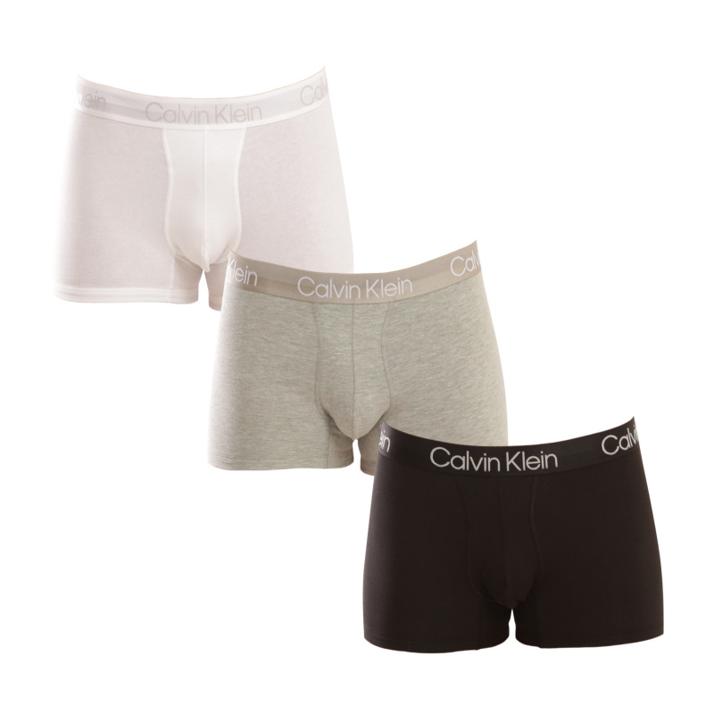 3PACK pánské boxerky Calvin Klein vícebarevné (NB2970A-UW5) M, trenky / trenýrky