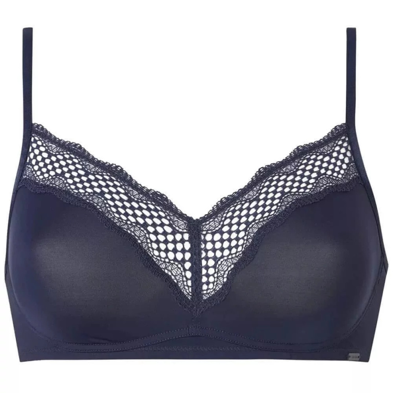 Podprsenka QF6656E-VN7 - Bralette - Calvin Klein S tm.Modrá