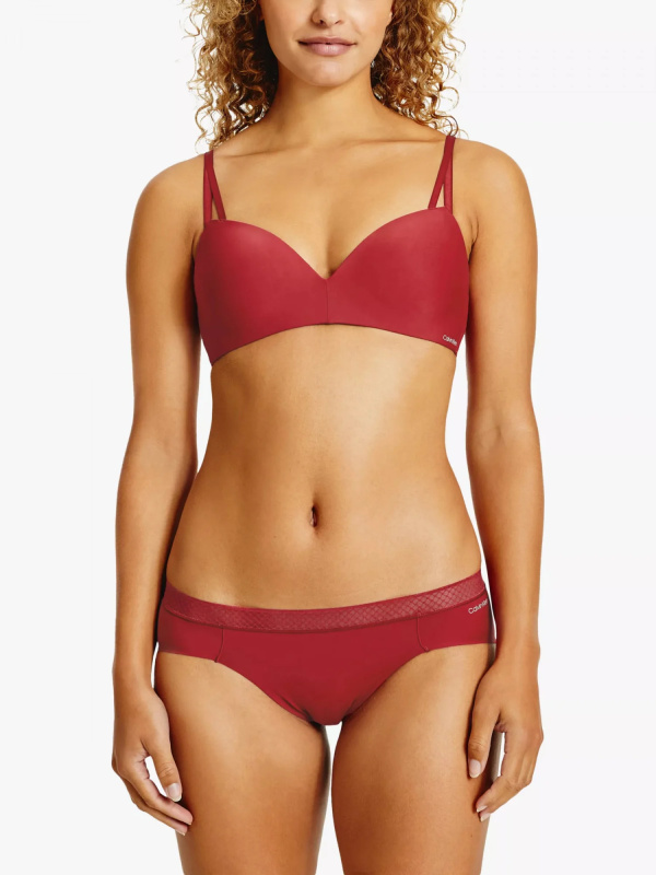 Dámské tanga QF6307E  - XJU - červená - Calvin Klein XS
