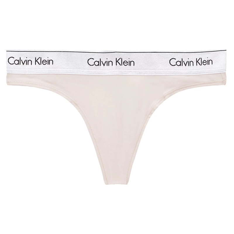 Dámská tanga Modern Cotton Metallic QF6136E-VJS - Calvin Klein M