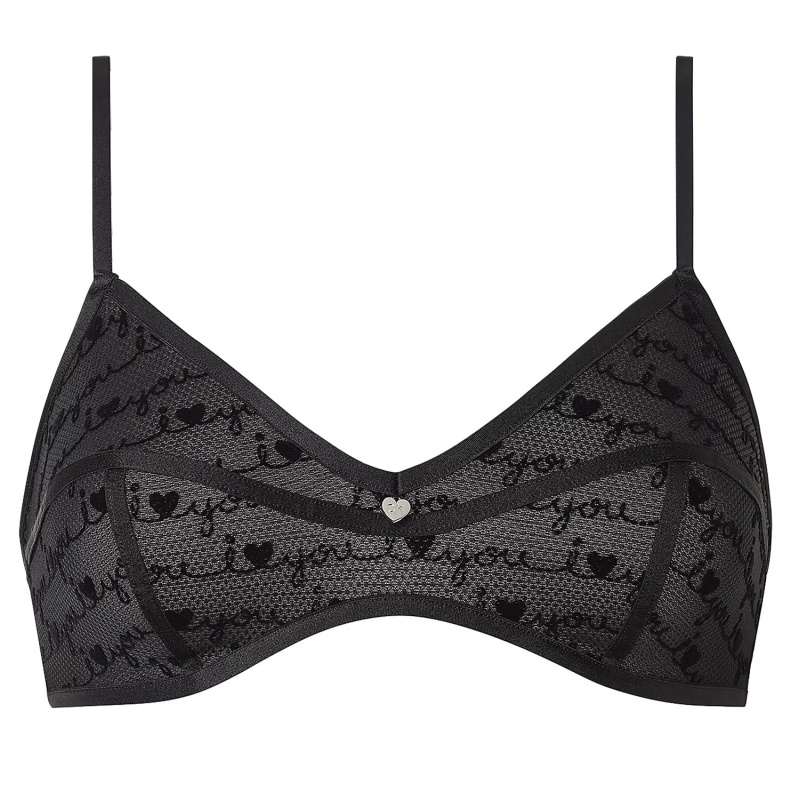 Dámská nevyztužená podprsenka I Heart You V-Day QF6713E-VE6 - Calvin Klein S