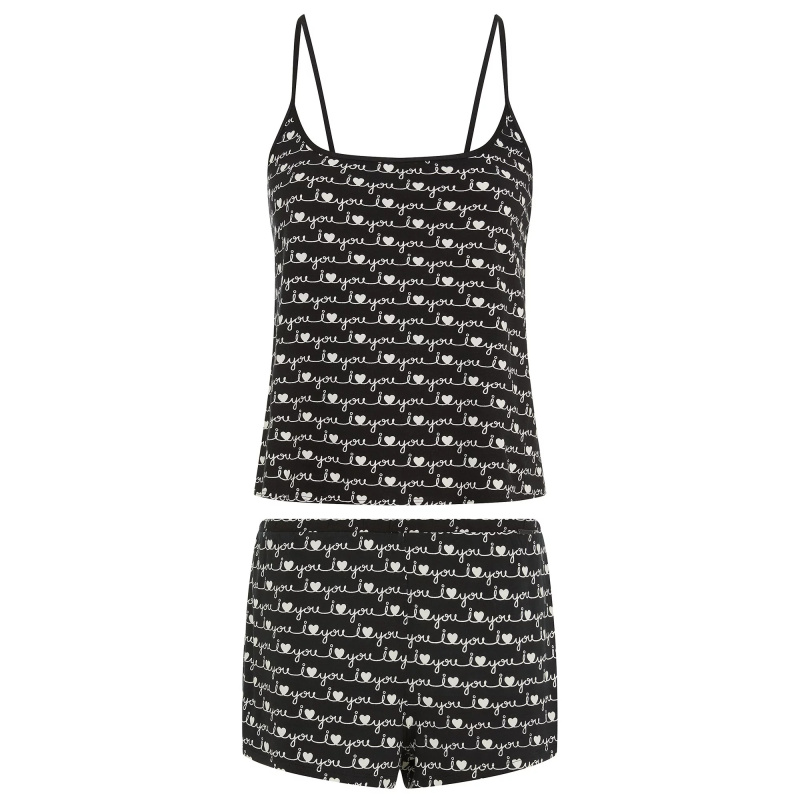 Dámský pyžamový set QS6720E-X65 - Calvin Klein XS