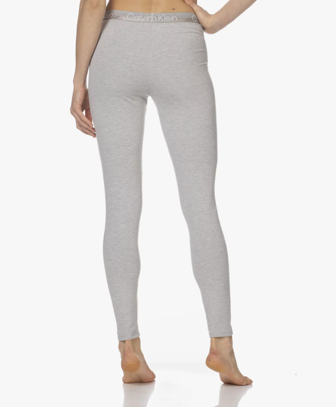Dámské legíny - QS6758E - P7A - Šedé - Calvin Klein S šedá