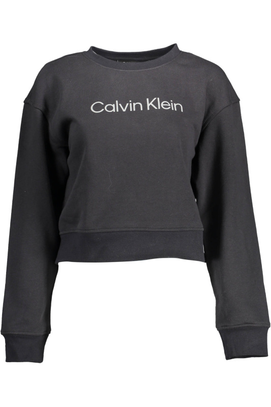Černá mikina Calvin Klein bez zipu