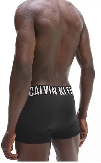 Trenýrky 2pack NB2602A 1SR - černá/modrá - Calvin Klein XL černá-modrá