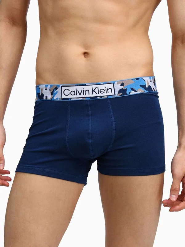 Trenýrky Camo NB3140A - C5F - Tmavě modrá - Calvin Klein M tmavě modrá