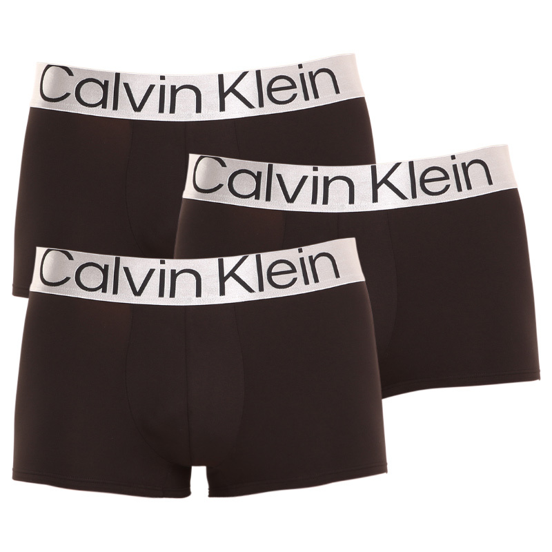 3PACK pánské boxerky Calvin Klein černé (NB3074A-7V1) M, trenky / trenýrky