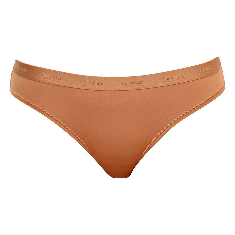 Dámské kalhotky Calvin Klein hnědé (QF6761E-BO8) XL