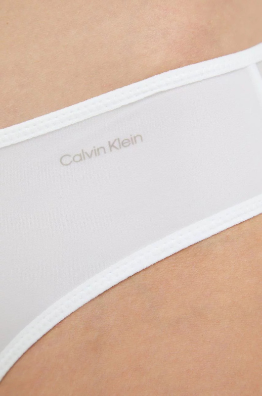 Dámské kalhotky QF6817E 100  bílá - Calvin Klein bílá S