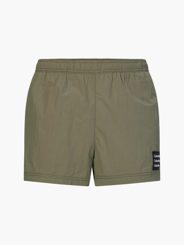 Plavkové šortky KM0KM00711 - MSP - Khaki - Calvin Klein XXL khaki