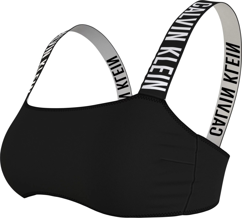 Dámské plavky horní díl BANDEAU-RP KW0KW01825BEH černé - Calvin Klein S