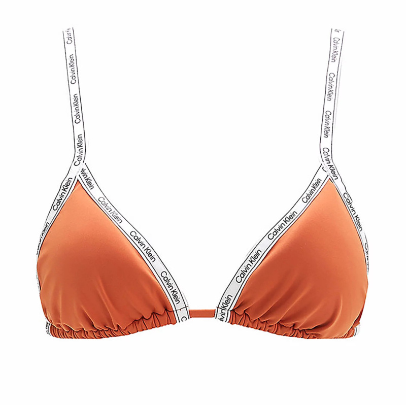 Dámský vrchní díl plavek KW0KW01604-GOU - Calvin Klein M