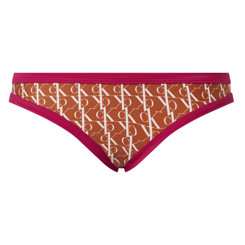 Dámské Bikini Monogram KW0KW01703-0HD - Calvin Klein S