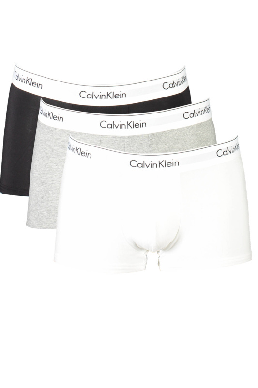 Pánské boxerky NB2380A MP1 černá/bílá/šedá - Calvin Klein černá/šedá/bílá XL