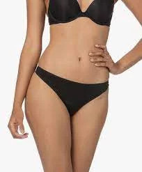 Dámské tanga QF6816E 0SR khaki - Calvin Klein khaki XS