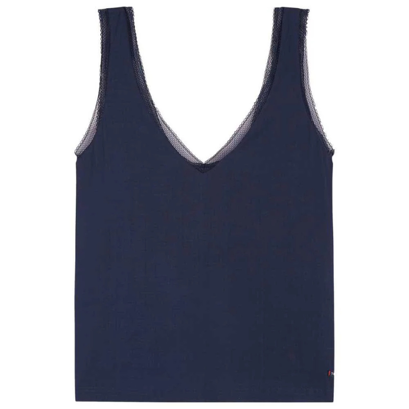 Woven Cami Dámský top UW0UW01948-416 - Tommy Hilfiger XS