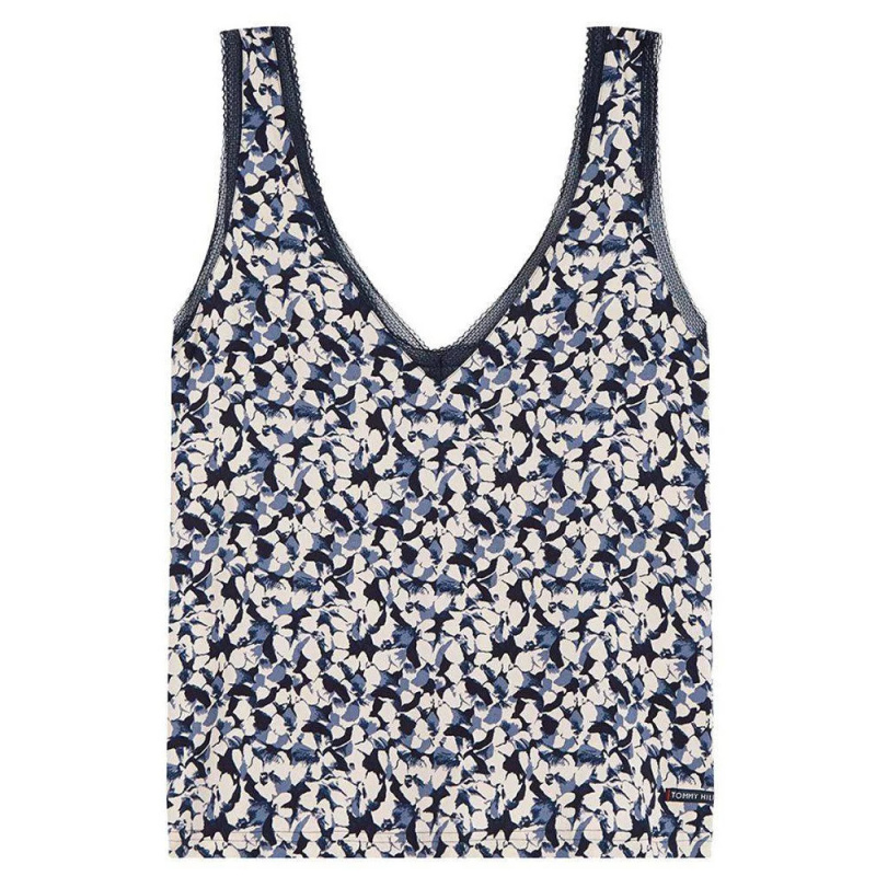 Cami Print Dámský top UW0UW01990-416 - Tommy Hilfiger S