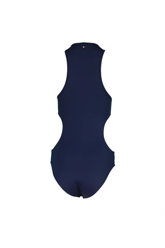 Jednodílné plavky UW0UW01429-616 tmavěmodrá - Tommy Hilfiger tm.modrá/růžová S