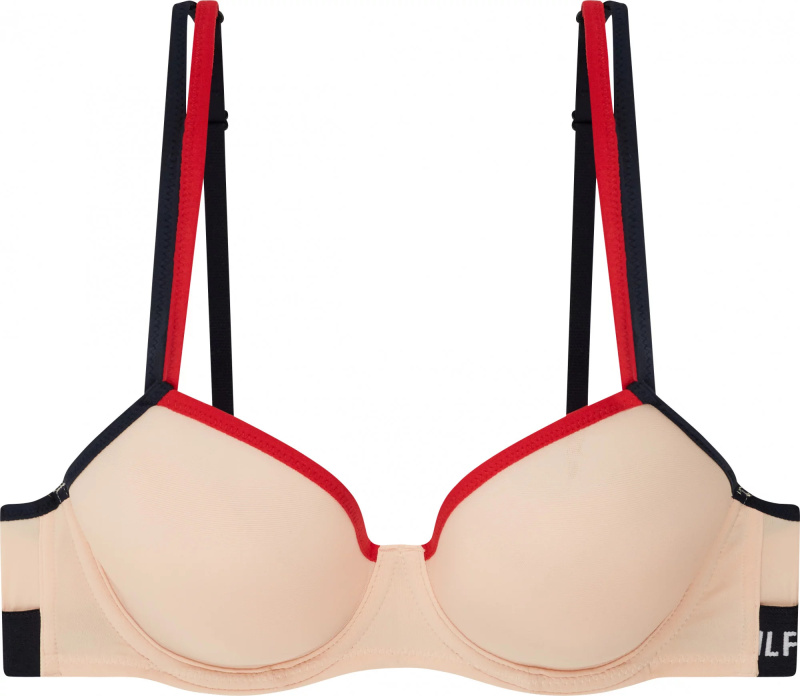Podprsenka s kosticí UW0UW01822-TD5 růžová - Tommy Hilfiger 70C růžova