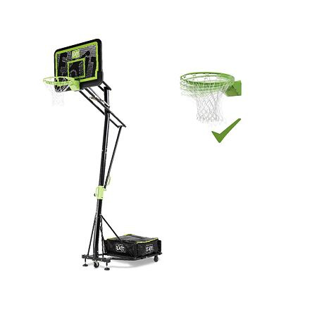 EXIT Galaxy Portabe Basket (with Dunk rim) (black polypropylene)