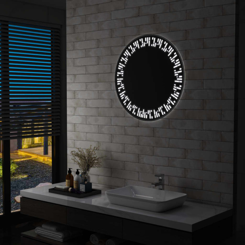 Koupelnové Zrcadlo S Led Osvětlením - 70 cm