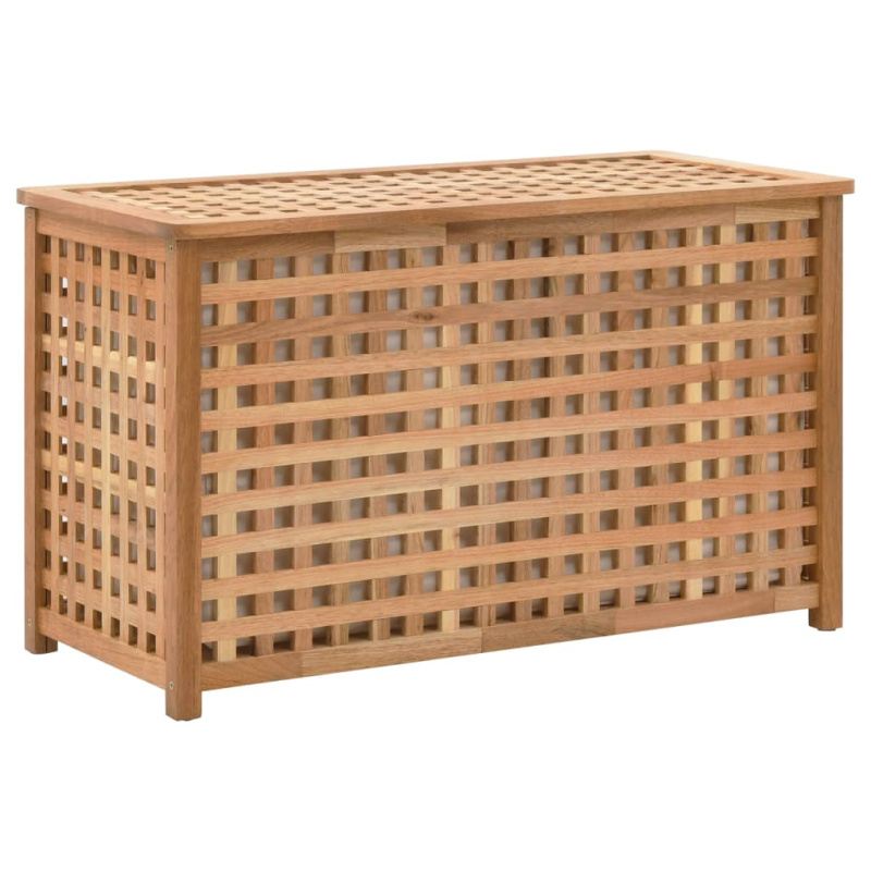 Truhla Na Prádlo 77,5 X 37,5 X 46,5 Masivní Ořechové Dřevo - 77.5 x 37.5 x 46.5 cm
