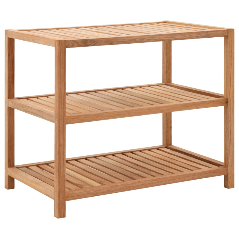 Koupelnový Regál Masivní Ořechové Dřevo 64 X 40 X 55 Cm