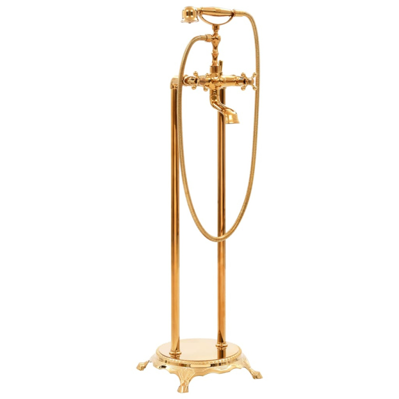 Volně Stojící Vanová Baterie Nerezová Ocel 99,5 Cm