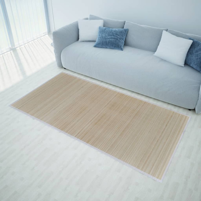Obdélníkové Koberce Z Přírodního Bambusu 2 Ks 120 X 180 Cm - 120 x 180 cm (4 ks)