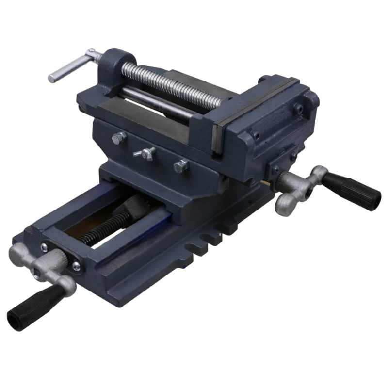 Ručně Ovládaný Strojní Svěrák Pod Vrtačku Křížový - 127 mm