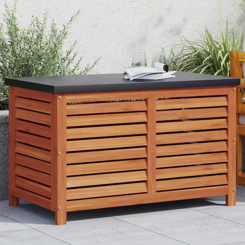 Zahradní Úložný Box Masivní Eukalyptové Dřevo - 117 x 55 x 50 cm