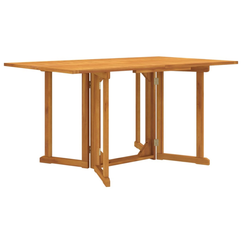 Skládací Zahradní Stůl Butterfly Masivní Teak - 120 x 70 x 75 cm