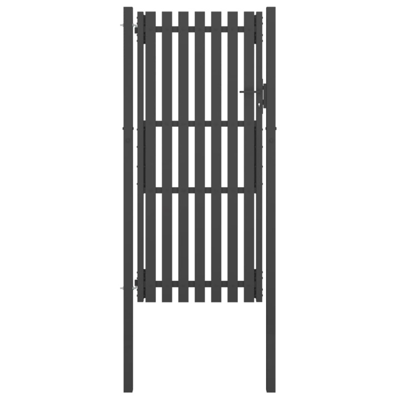 Zahradní Branka Ocel 1 X 2,5 M Antracitová - 4 x 2.5 m