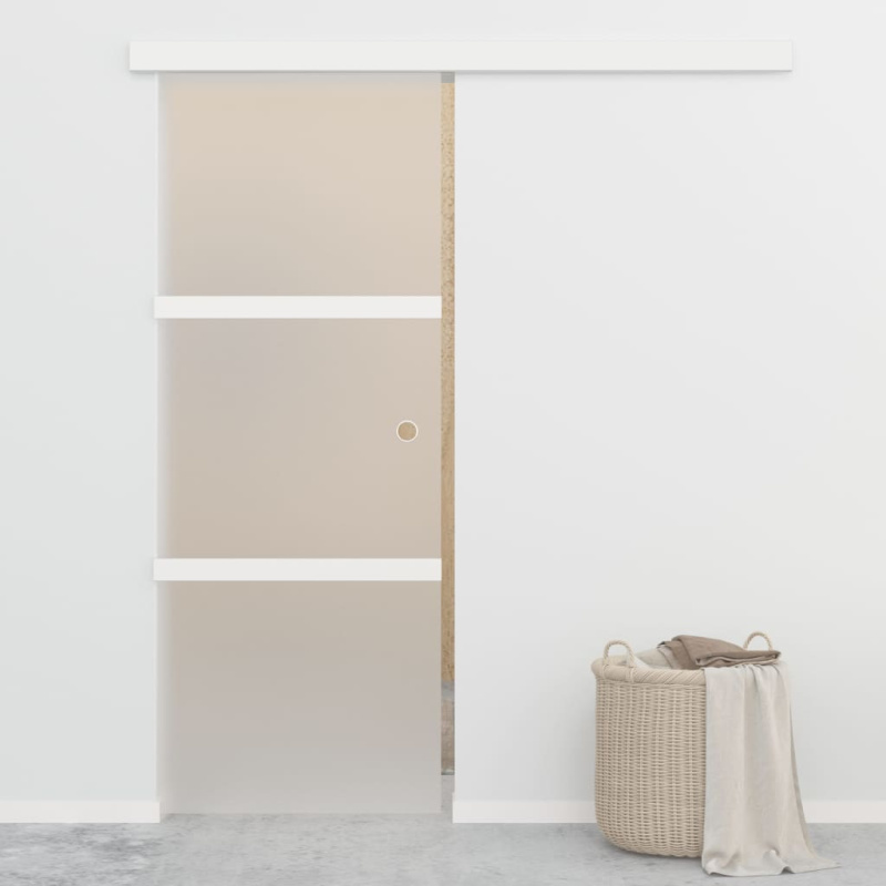 Posuvné Dveře S Měkkými Zarážkami Esg Sklo A Hliník - bez měkké zarážky / 90 x 212 cm
